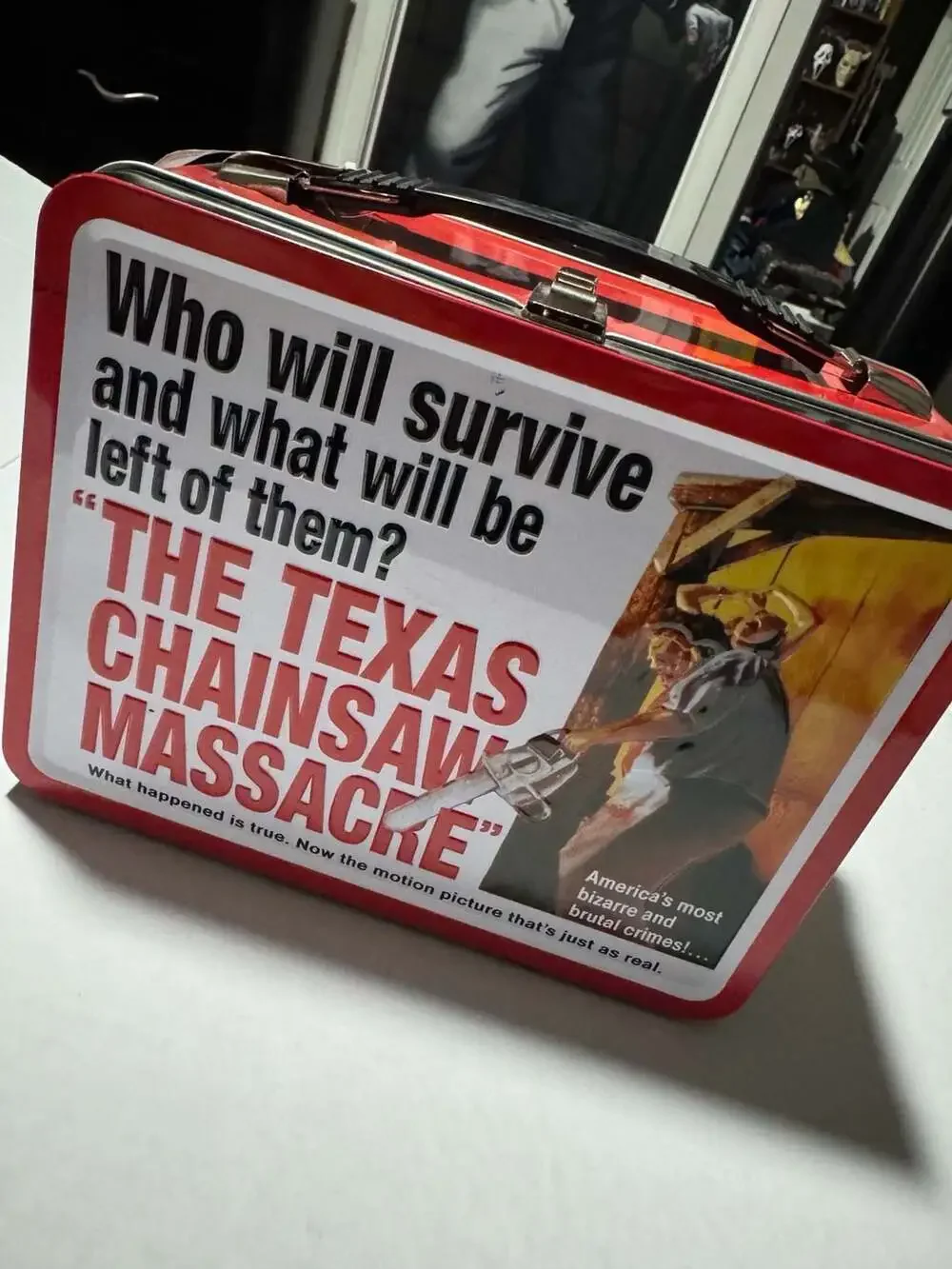 The Texas Chainsaw Massacre Metal Lunch Box Hot Topic Exclusive